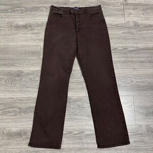 Not Your Daughters Jeans Women Brown High Rise Bootcut Lift Tuck Technology 14P‎